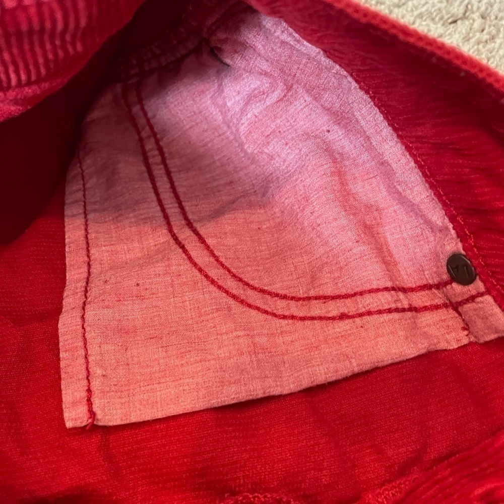 PacSun Red Corduroy Skirt - Picture 5 of 8
